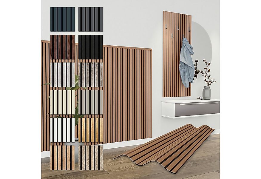 Hexim Wanddekoobjekt APH09 (Akustikpaneele 4 Stück 138,5x60cm Holz Comfort günstig online kaufen