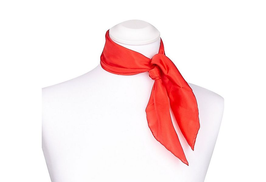 TINITEX Nickituch Nickituch Halstuch Feuerrot günstig online kaufen