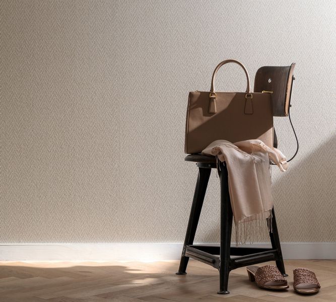 Marburg Vliestapete Struktur Textiloptik Braun-Beige 10,05 m x 0,53 m FSC® günstig online kaufen