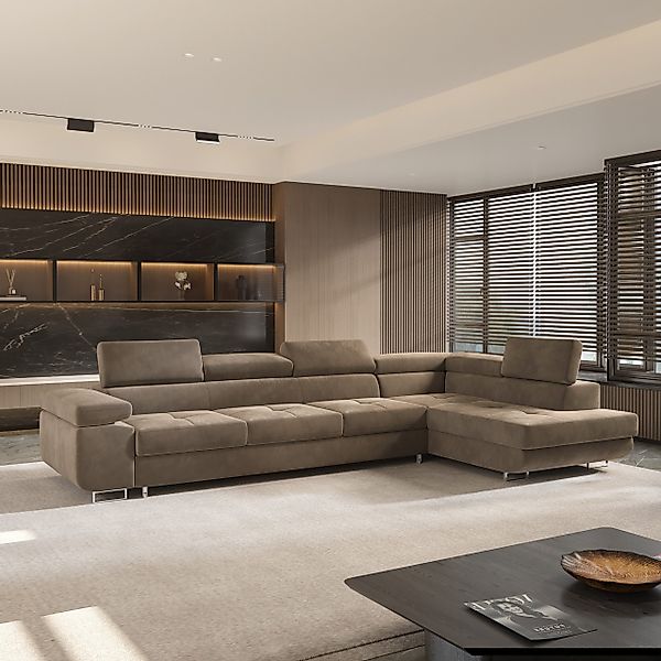 Masseno Ecksofa VICENTE mit Schlaffunktion L-Form, günstig online kaufen