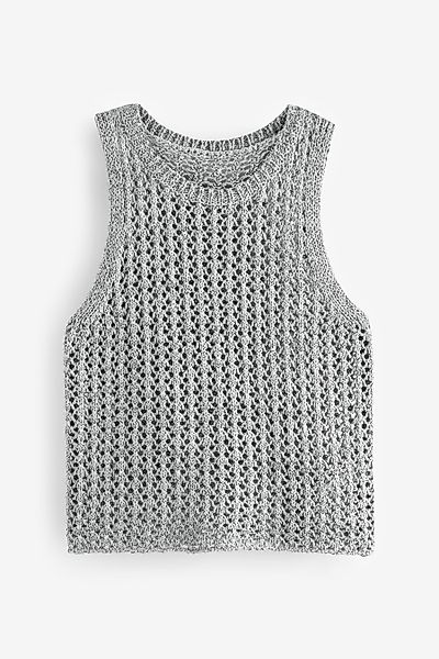 Next Stricktop Gestricktes Tanktop mit Pailletten günstig online kaufen