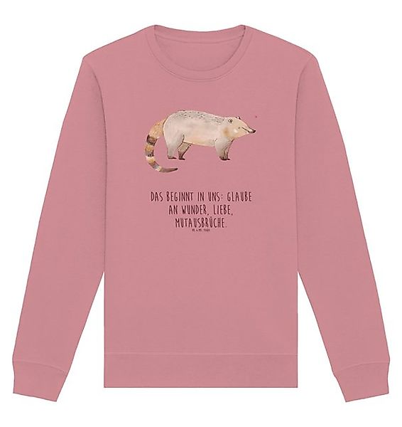 Mr. & Mrs. Panda Longpullover Nasenbär Größe M - Canyon Pink - Geschenk, Sw günstig online kaufen