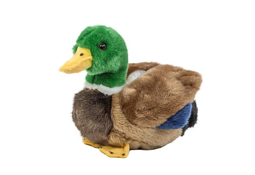 Teddys Rothenburg Kuscheltier Ente grün/schwarz/braun/blau 20 cm Plüschtier günstig online kaufen