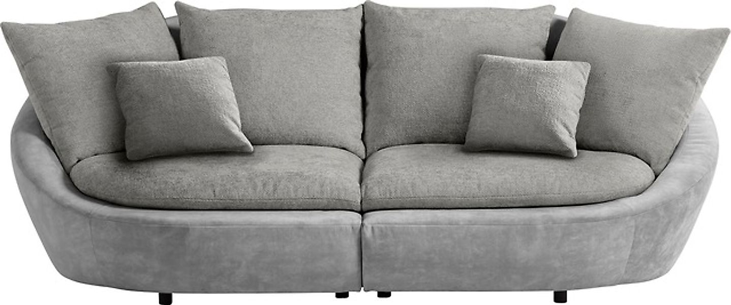 TRENDMANUFAKTUR Big-Sofa »Maui, inklusive 4 Rückenkissen und 2 Zierkissen, günstig online kaufen