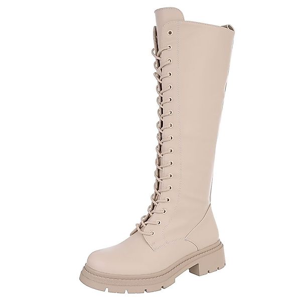 Ital-Design Langer Schnürstiefel für Damen – günstig online kaufen