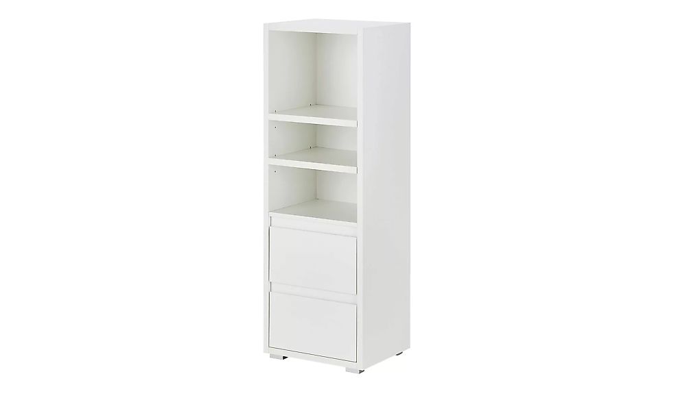 Regal - weiß - 45 cm - 131 cm - 37 cm - Regale > Bücherregale - Möbel Kraft günstig online kaufen