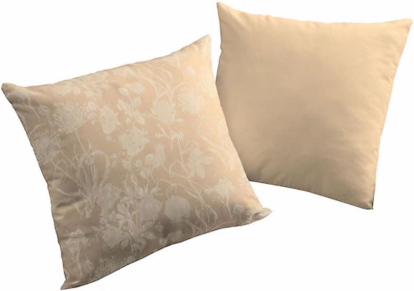 Adam Dekokissen »Flower Cuveé Light«, mit Blumenmuster, Wendekissenhülle oh günstig online kaufen