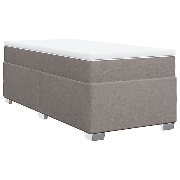 vidaXL Bett Boxspringbett mit Matratze Taupe günstig online kaufen