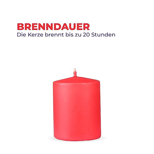 HS Candle Stumpenkerze Säulenkerze Ø7cm, Wachskerzen günstig online kaufen