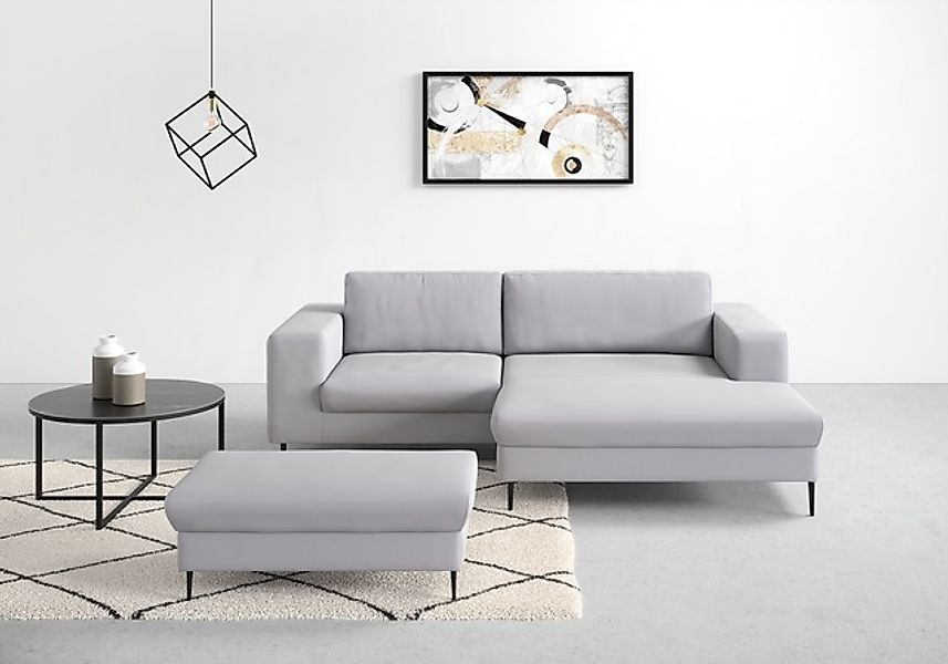 DOMO collection Ecksofa »Modica kompakt und elegant, Breite 244, L-Form«, m günstig online kaufen