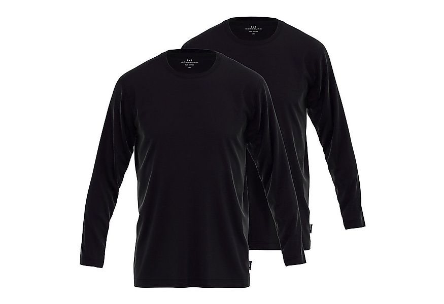 GÖTZBURG T-Shirt Herren T-Shirt 2er Pack Baumwolle Langarmshirt 2P (Packung günstig online kaufen