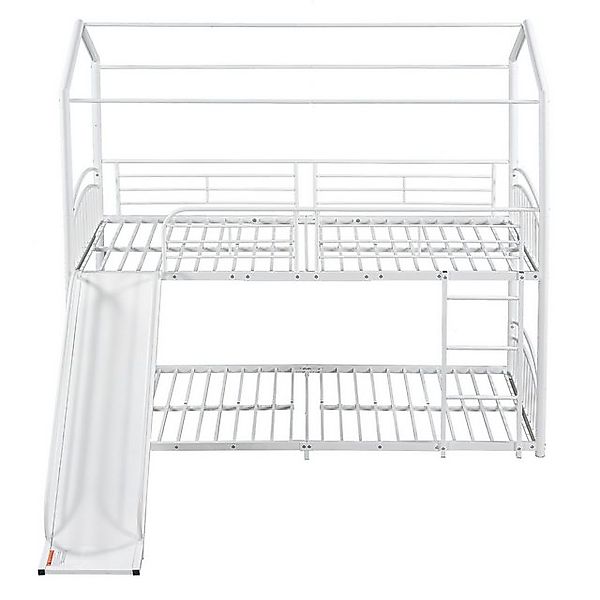 Welikera Etagenbett 90x200cm Etagenbett mit Treppe,Rutsche,Hausbett,Jugendb günstig online kaufen