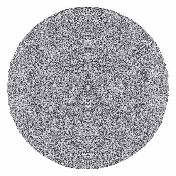 Teppium Teppich Unicolor - Einfarbig, Rund, günstig online kaufen