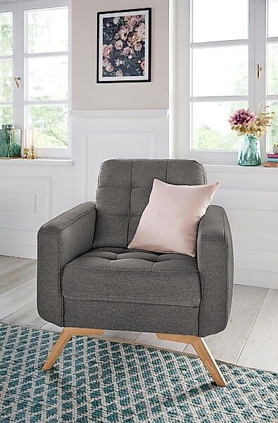 exxpo - sofa fashion Sessel »Fiord, Loungesessel«, aktuelles Design, tolle günstig online kaufen