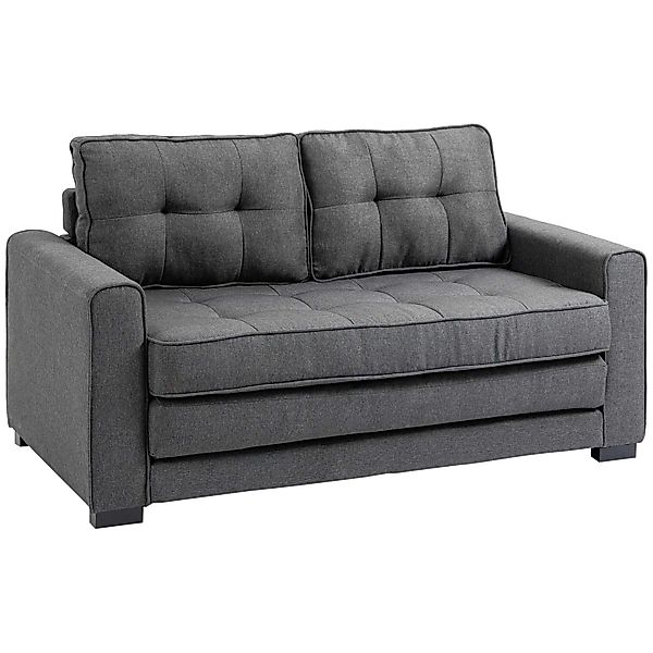 HOMCOM Schlafsofa 2-Sitzer mit Schlaffunktion 147,5 x 75 x 85 cm günstig online kaufen