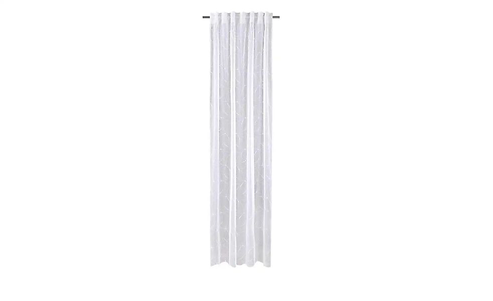 Verdi Schlaufenbandschal   ¦ weiß ¦ Synthetik ¦ Maße (cm): B: 135 Gardinen günstig online kaufen
