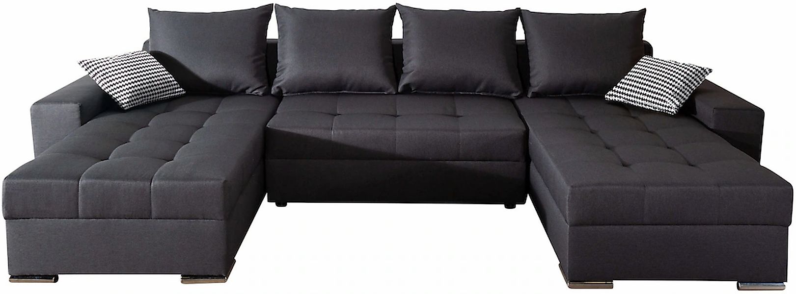 COLLECTION AB Wohnlandschaft "Josy XL U-Form, Breite: 313 cm" mit Bettfunkt günstig online kaufen