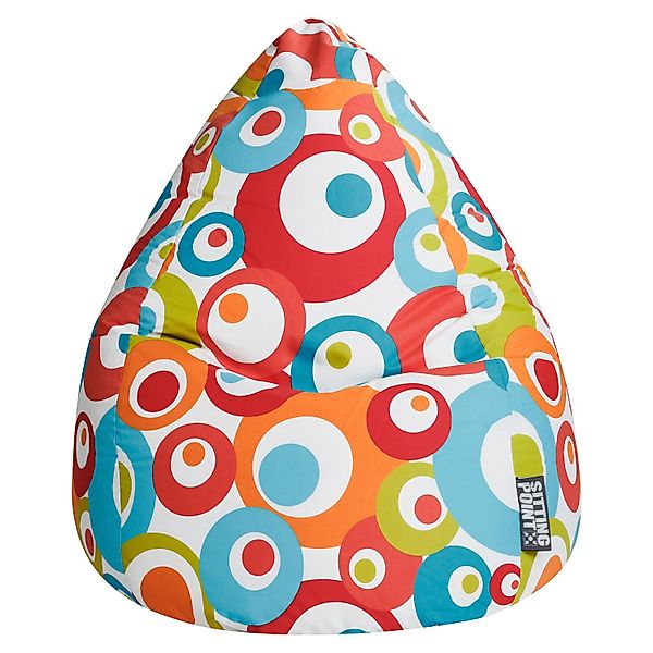 Sitting Point Sitzsack Malibu 220, Türkis Bunt günstig online kaufen