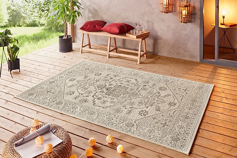 NORTHRUGS Teppich "Navarino" rechteckig 8 mm Höhe In-& Outdoor, Teppich, Vi günstig online kaufen