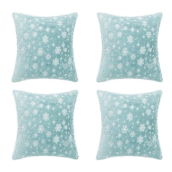 Qelus Kissenbezüge 45x45cm Kissenbezug Flauschige Weihnachten günstig online kaufen