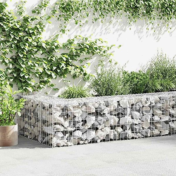 vidaXL Gartenzaun Gabionenkorb Stahl 100×50×50 cm, günstig online kaufen