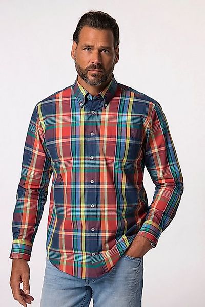 JP1880 Businesshemd JP 1880 Karohemd Langarm Buttondown-Kragen günstig online kaufen