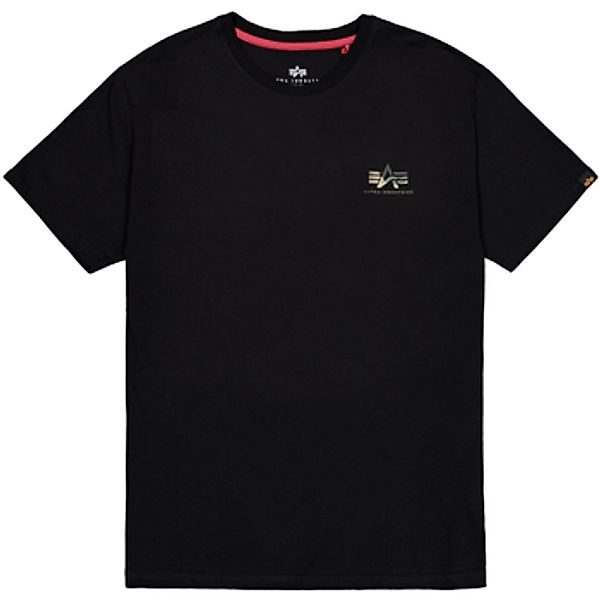 Alpha Industries  T-Shirt Camo Print T-Shirt - black günstig online kaufen