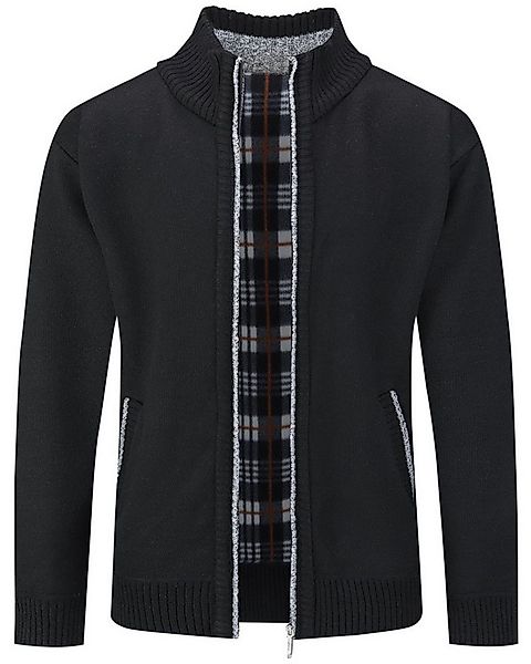 Allthemen Cardigan gefütterte Strickjacke Grobstrick Pullover Warm Übergang günstig online kaufen