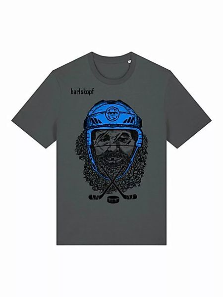 karlskopf Print-Shirt Rundhalsshirt Basic EISHOCKEYSPIELER günstig online kaufen