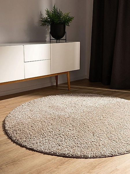 benuta Hochflor-Teppich Soho, rund, Höhe: 31 mm, Teppich Wohnzimmer, Schlaf günstig online kaufen