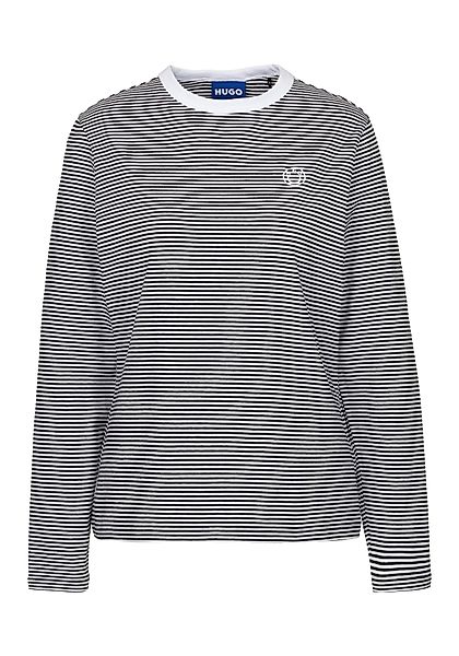 HUGO Blue Sweatshirt Delessa mit Logoaufnäher günstig online kaufen