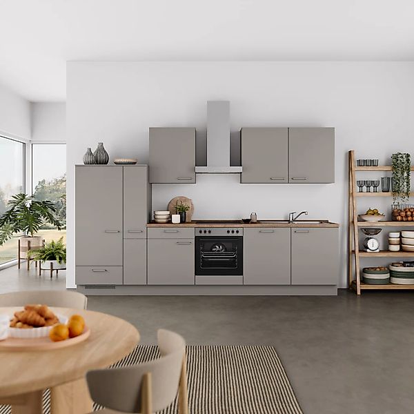 nobilia® Küchenzeile »"Laser I", Ausrichtung wählbar, Breite 330 cm« vormon günstig online kaufen