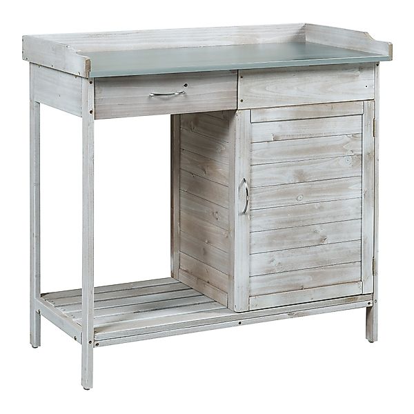 casa.pro Pflanztisch, »Aliano« verzinkte Arbeitsplatte 98x48x94 günstig online kaufen