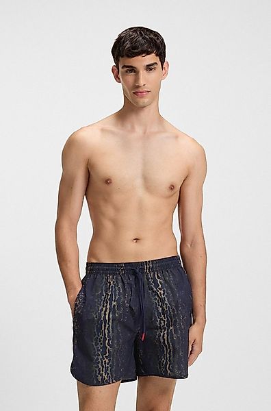 HUGO Badeshorts Jose elastischer Bund, bedruckt, schnelltrocknend günstig online kaufen