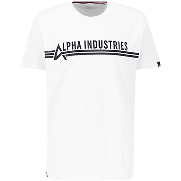 Alpha Industries  T-Shirt T-Shirt - white/black günstig online kaufen