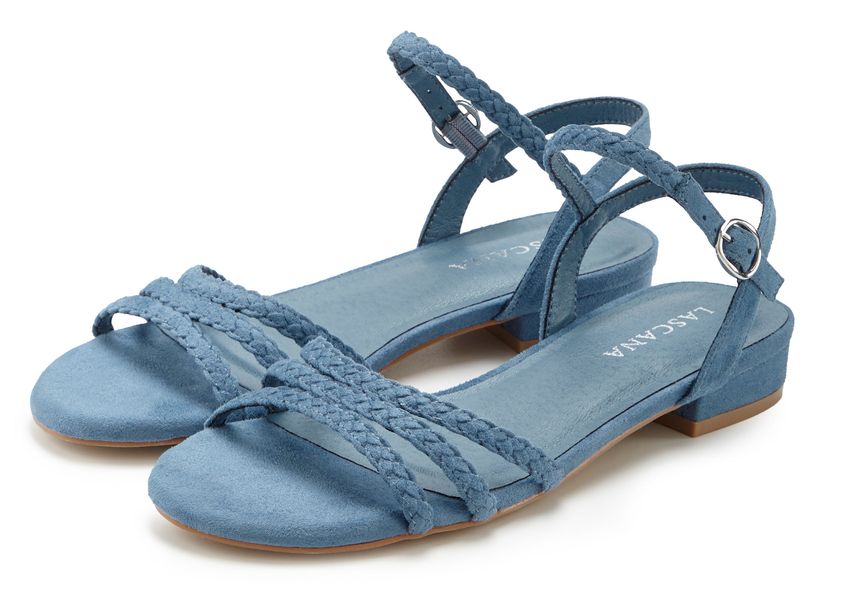 LASCANA Sandale "Sommerschuh" Sandalette, Sommerschuh mit geflochtenen Riem günstig online kaufen