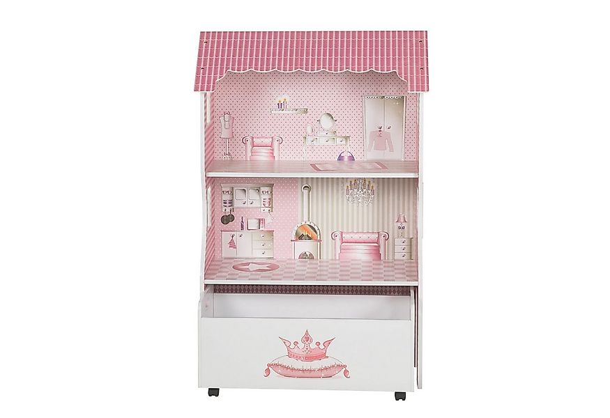 roba® Puppenhaus Puppenvilla für Ankleidepuppen mit Schublade, Puppenhaus & günstig online kaufen