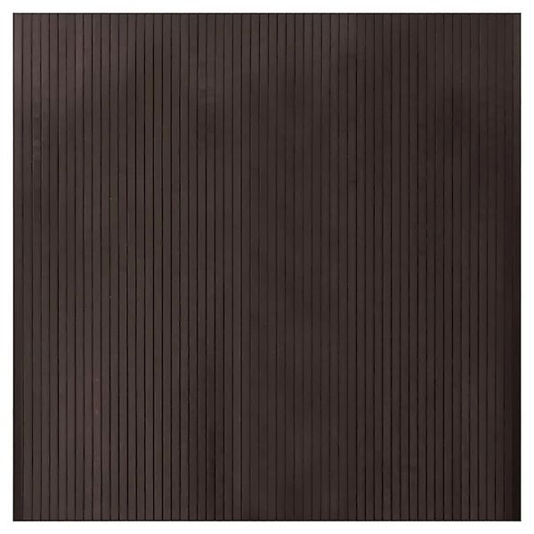 vidaXL Teppich Rechteckig Dunkelbraun 100x100 cm Bambus 376803 günstig online kaufen