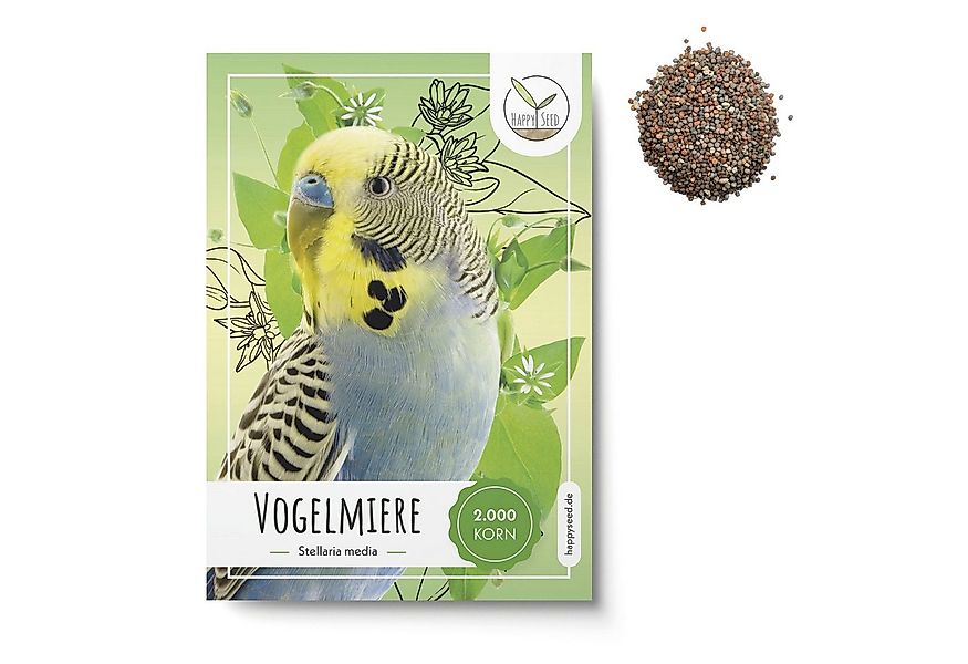 HappySeed Blumensamen Vogelmiere Samen - Stellaria media, Blumen günstig online kaufen