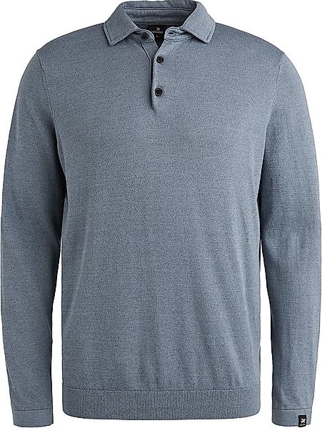 Vanguard Longsleeve Polo Blau - Größe 3XL günstig online kaufen