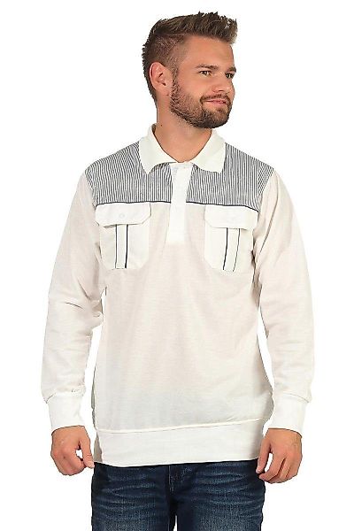 EloModa Poloshirt Herren Polo Shirt Langarm günstig online kaufen