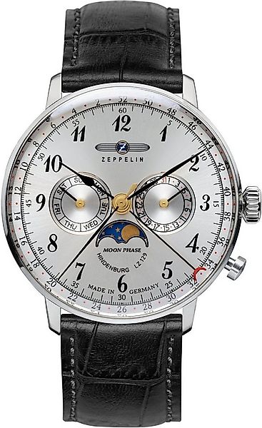 ZEPPELIN Multifunktionsuhr LZ 129 Hindenburg Moonphase 7036-1, Armbanduhr, günstig online kaufen