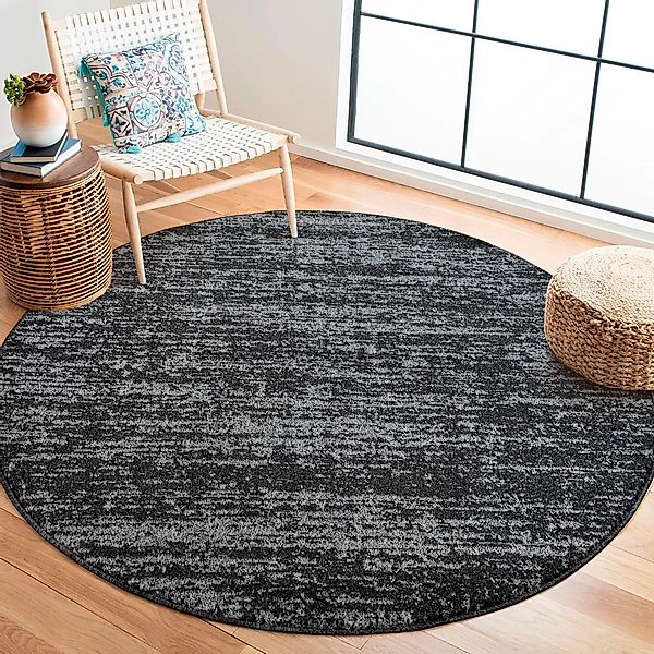 Sanat Teppich "Oslo" rund 10 mm Höhe Kurzflor, Wohnzimmer, Schlafzimmer, fu günstig online kaufen