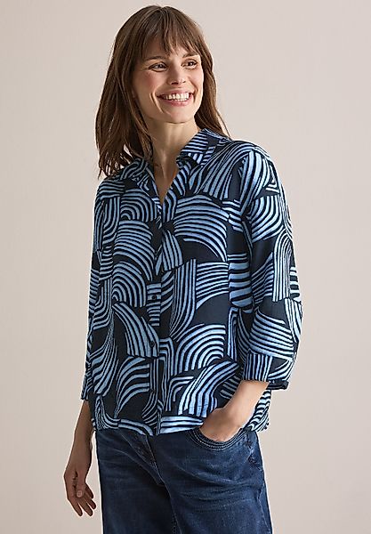 CECIL Hemdbluse mit Seitlichen Einschlitzen am günstig online kaufen