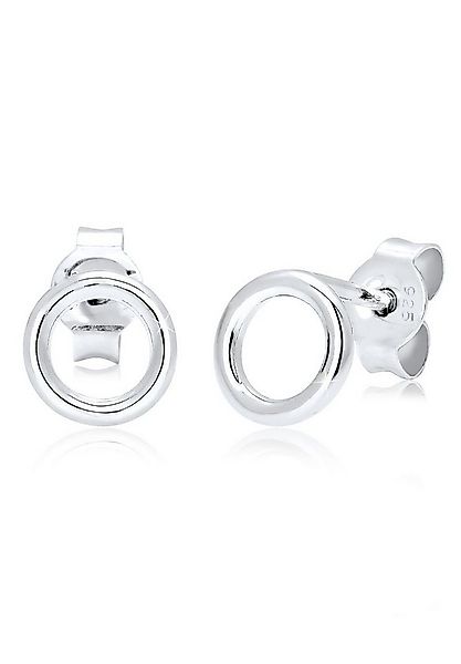 Elli Paar Ohrstecker Basic Kreis Geo Minimal Filigran 925 Silber, Geo günstig online kaufen