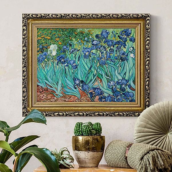 Gerahmtes Leinwandbild Vincent van Gogh - Iris günstig online kaufen