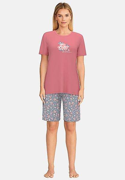 GÖTZBURG Shorty "Galway", Kurzarm, Rundhalsausschnitt, kurze Hose, Baumwoll günstig online kaufen