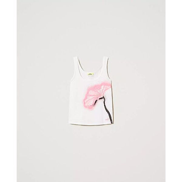 Twin Set  3/4 Jeans TOP A CANOTTA MYFO CON STAMPA Art. 251AQ2140 günstig online kaufen