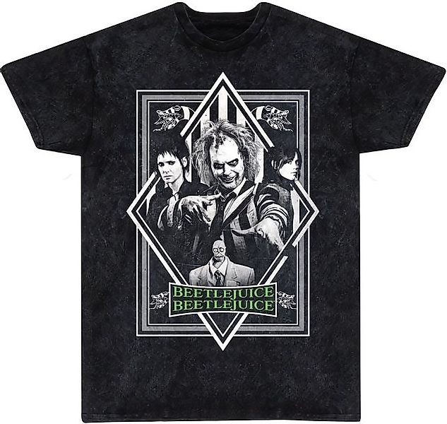 Beetlejuice T-Shirt 2 Black And White Poster T-Shirt günstig online kaufen
