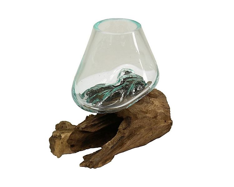 Oriental Galerie Dekofigur Wurzelholz Glas 12 cm Nr.6 (1 St) günstig online kaufen